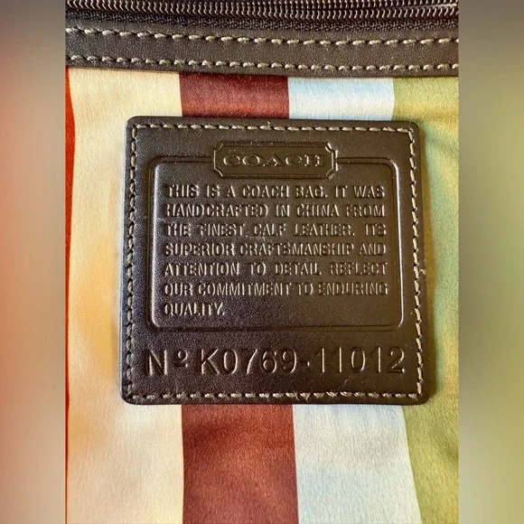 Coach Legacy Ergo 65th Anniversary Limited Edition 2007 Y2K - Picture 14 of 15